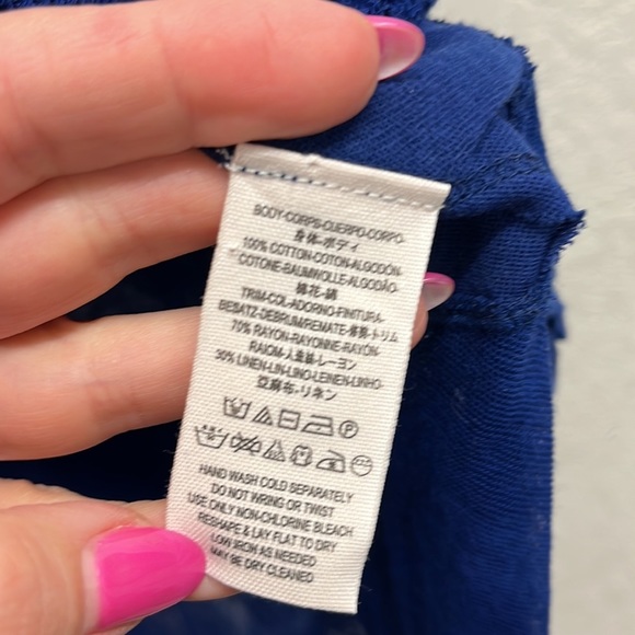 Free People We the Free “Peachy Tee” Tiered High Low Tank Top XS - Picture 5 of 6